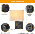Bedside Wall Lamp for Bedroom, Plug in Wall Sconce - Image 6