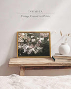 InSimSea Framed Canvas Wall Art, Vintage Country Garden in May Flower Wall Art - Image 2