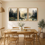 Framed Forest Landscape Wall Art - Image 8