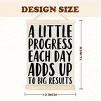 Supwhd Aesthetics Positive Affirmations Wall Decor, Inspirational Add Up to Big - Image 6