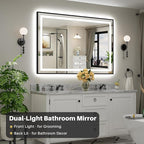 60x40 Inch LED Bathroom Mirror - Image 2