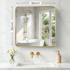 NEWBULIG 36X36 Inch Bathroom Mirror - Image 2