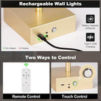 Battery Operated Wall Sconce Set of Two - Image 5