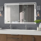 Ratsamee 55x36 Inch LED Bathroom Mirror by RATSAMEE