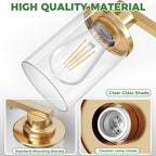 DORESshop 4-Light Vanity Light Fixtures, Modern Vanity Lights - Image 5