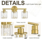 Crystal Bathroom Light Fixtures, Bathroom Lighting Fixtures Over Mirror - Image 4