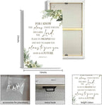 HIWX Christian Bible Verses Wall Decor, - Image 8