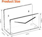 FUCDTEFC Acrylic Mail Holder, Mail Organizer Wall Mounted Clear File Letter - Image 2