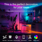 HBOWMDJIA 150 FT LED Strip Lights - Image 2