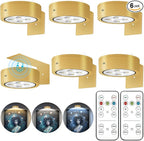 6Pcs Battery Operated Picture Light, Magnetic Led Painting Light by Kandicyar