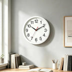 Rohioue Wall Clock Modern 10 Inch Battery Operated Silent Non Ticking Analog - Image 5
