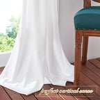NICETOWN White Velvet Curtains 90 inches Long 2 Panels Set, Thermal Insulated - Image 7