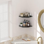 JJL Corner Wall Shelf, Easy-to-Assemble, Wall Mount Corner Shelves - Image 6