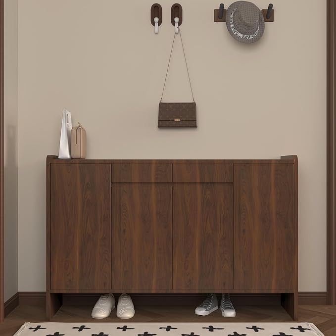 BOMENG Walnut Wood Contact Paper 16x79 inch Dark Brown Wood Wallpaper Peel and - Image 8