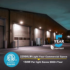 Lightdot 8Pack 150W LED Wall Pack Lights, 100-277v Dusk to Dawn - Image 3