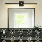 iThird Battery Operated Wall Sconces Set of 2: 10000mAh Rechargeable Wireless - Image 5