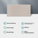 UMIACOUSTICS 4 PCS Acoustic Panels, 2“ Thick 23.6" x 11.8" Fiberglass Sound - Image 5