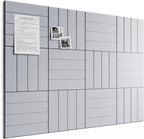 Bumusty Large Cork Board Alternative-48 x 36" Felt Bulletin Board Tiles by BUMUSTY
