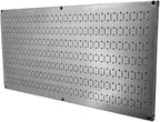 Wall Control Pegboard 16in x 32in Horizontal Galvanized Metal Pegboard Tool by Wall+Control