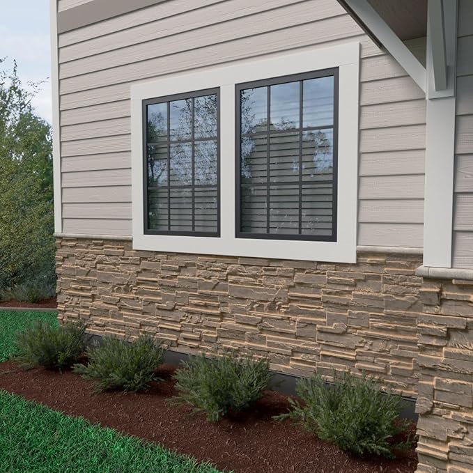 EverStone Cascade Faux Stone Panel, 48 5/8"W x 24 3/4"H x 1 1/4"D, Cannondale - Image 12