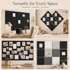 Large Cork Boards for Walls – 48 x 36 Self Adhesive Felt Wall Tiles - Image 6