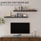 Marsmiles Wood Floating Shelves - Image 4