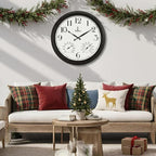24 inch Outdoor Clocks for Patio Large Waterproof - Image 9