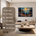 FurnoFlexArt Acoustic Panels Tiles Decorative Room Sound Proof Foam Absorbing - Image 3
