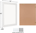Ruomeng Wall Mirror Rectangle Decorative Mirror 12" x 16" - Image 6