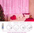 suddus Curtain Lights for Bedroom, 200 Led 6.5ft x 6.5ft Hanging String Lights - Image 2