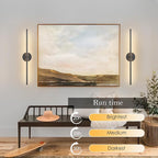 KARTOOSH Battery Operated Wall Sconces, Dimmable Wall Sconces Set of Two - Image 4