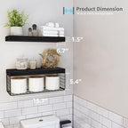 QEEIG Bathroom Shelves Over Toilet - Image 3