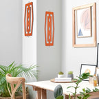 CroBlissful 2 Pcs Modern Mid Century Wall Art Wood Mid Century Elegance Decor - Image 6