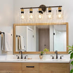 MOKATNG Bathroom Light Fixtures, 5-Light Coastal Vanity Lights - Image 4