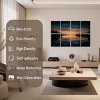 Art Acoustic Panels Tiles Decorative Room Sound Proof Foam Absorbing Panels - Image 2
