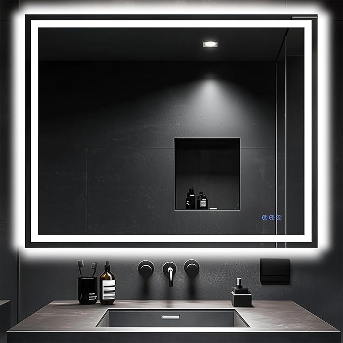 Antok 32"x 40" LED Bathroom Mirror by AntokMirror