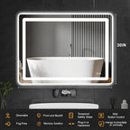 Led Mirror for Bathroom, 30x40 Bathroom Vanity Mirror for Wall - Image 8