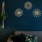 Mirror Wall Decor Wall Mirrors Decorative Sunburst Boho Mirror Gold Mirror Wall - Image 5
