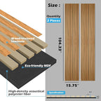 Art3d 2pcs-104 x 15.75in Slat Acoustic Panel - Image 6