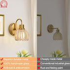 2-Pack Brushed Gold Bathroom Vanity Light, Single-Head Wall Sconce - Image 4