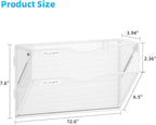 Marbrasse Wall File Holder 2-Tier Hanging Wall File Organizer, Mesh Mail Holder - Image 4