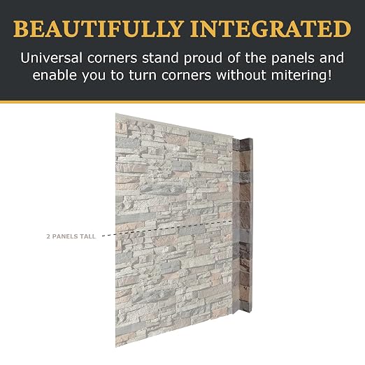 AZ Faux High-Density Polyurethane Faux Stone Flush Inside Corner - Image 7