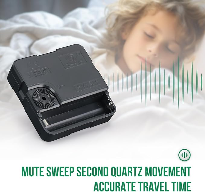 Wall Clock 10 Inch Non-Ticking Silent Modern Simple Style Round Decor Clock - Image 8