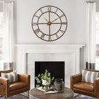 40 Inch Large Wall Clock for Living Room Decor – Easy-Assembly Silent - Image 3