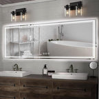 Ratsamee 84x40 Inch LED Bathroom Mirror by RATSAMEE
