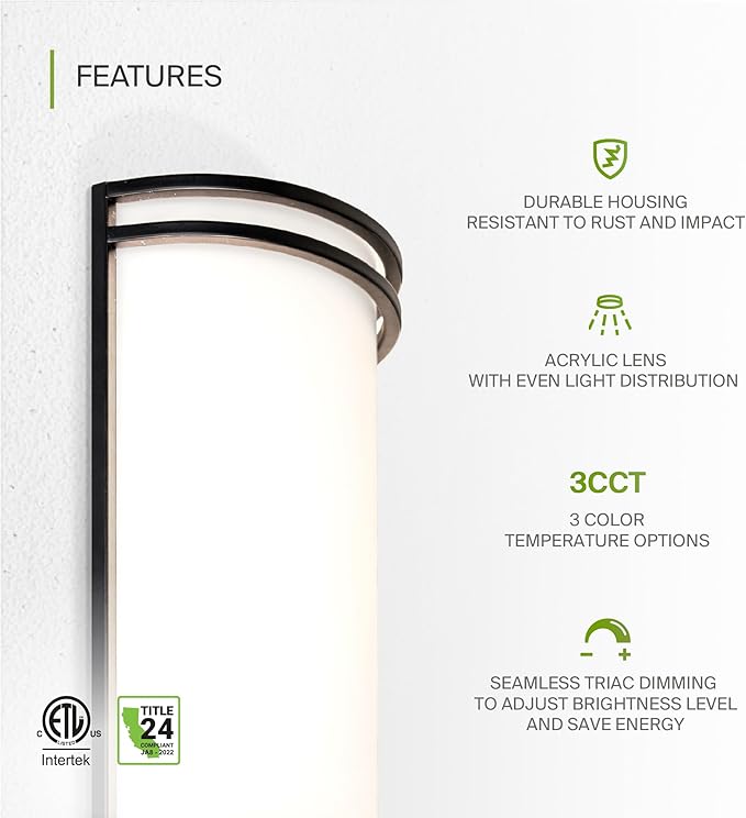 ASD LED Indoor Wall Mount Light Fixture - Image 3
