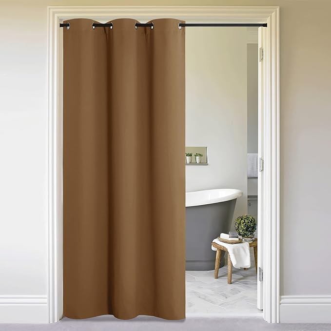 NICETOWN Closet Curtain for Bedroom Door, Faux Folding Accordion Doors by NICETOWN
