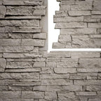 EverStone Acadia Ledge Faux Stone Panel, Desert Sand Color - Image 9