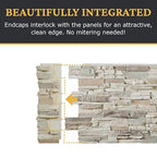 AZ Faux High-Density Polyurethane Faux Stone Interlocking Left Endcap - Image 7