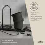 Umbra Triflora Hanging Planter for Window, Indoor Herb Garden - Image 6